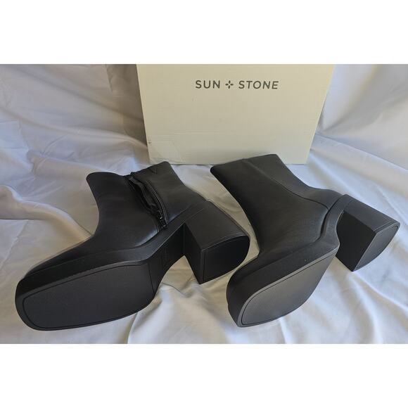 Sun + Stone Tiannaa Platform Booties - Picture 2 of 6